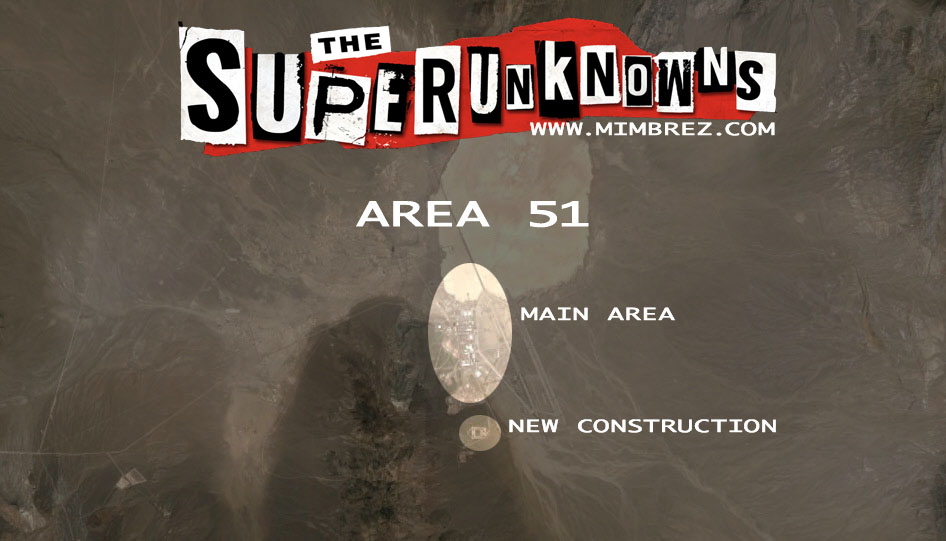 detail of area 51 underground military base