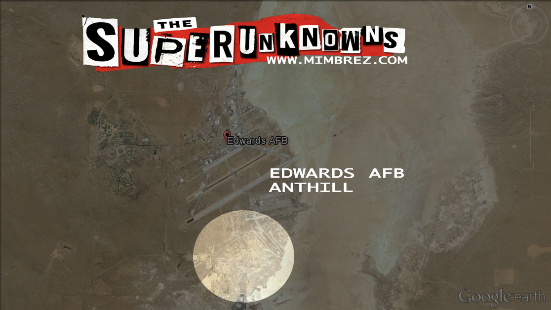 detail of edwards afb underground base